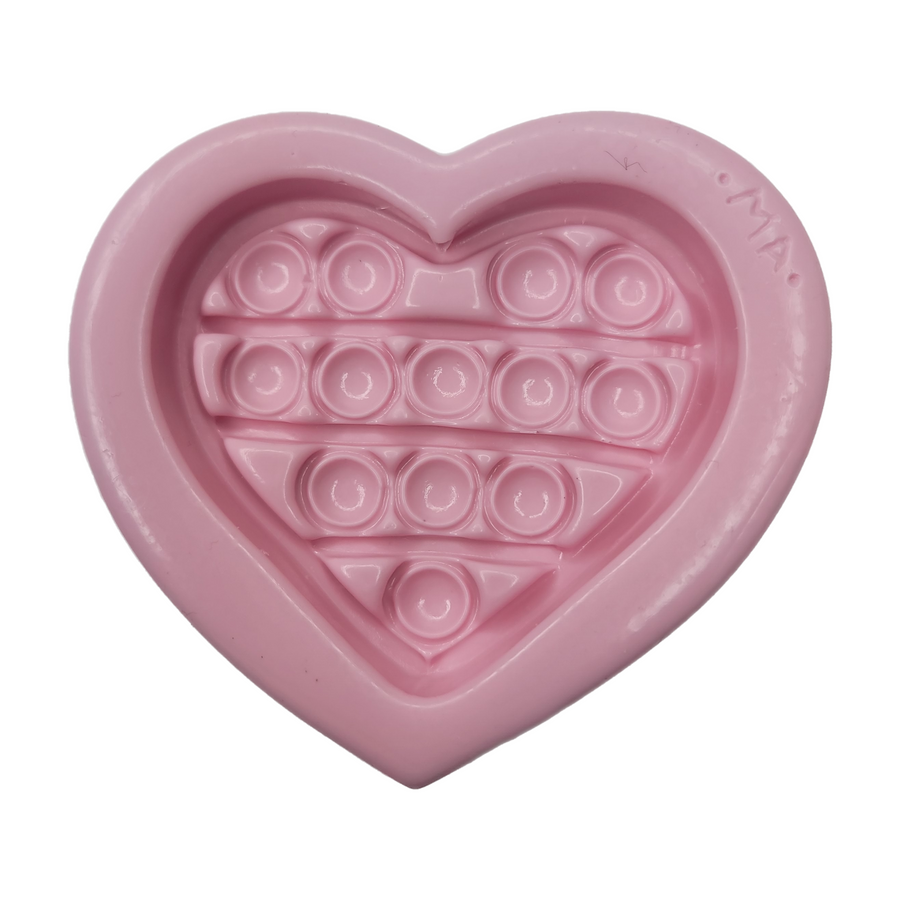 Heart Pop It LG Silicone Mold 807 MA