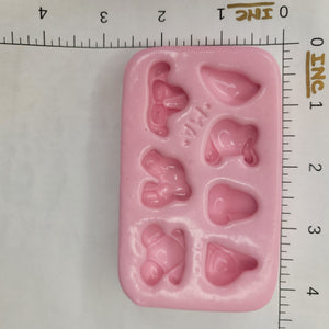 Cute Mini Animals Silicone Mold 775 MA