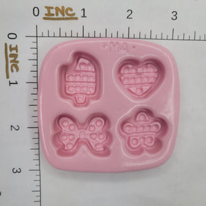 Pop It Mini Silicone Mold 814 MA