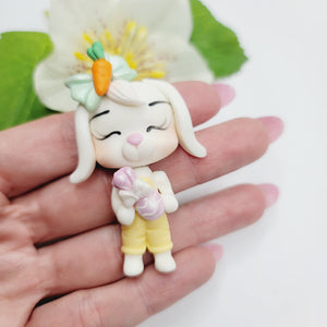 Tabitha #545 Clay Doll for Bow-Center, Jewelry Charms, Accessories, and More