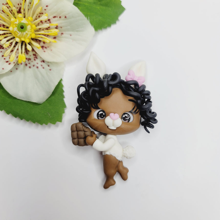 Esmeralda #199 Clay Doll for Bow-Center, Jewelry Charms, Accessories, and More