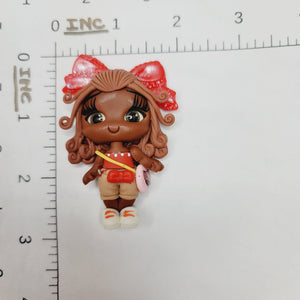 Nova #437 Clay Doll for Bow-Center, Jewelry Charms, Accessories, and More