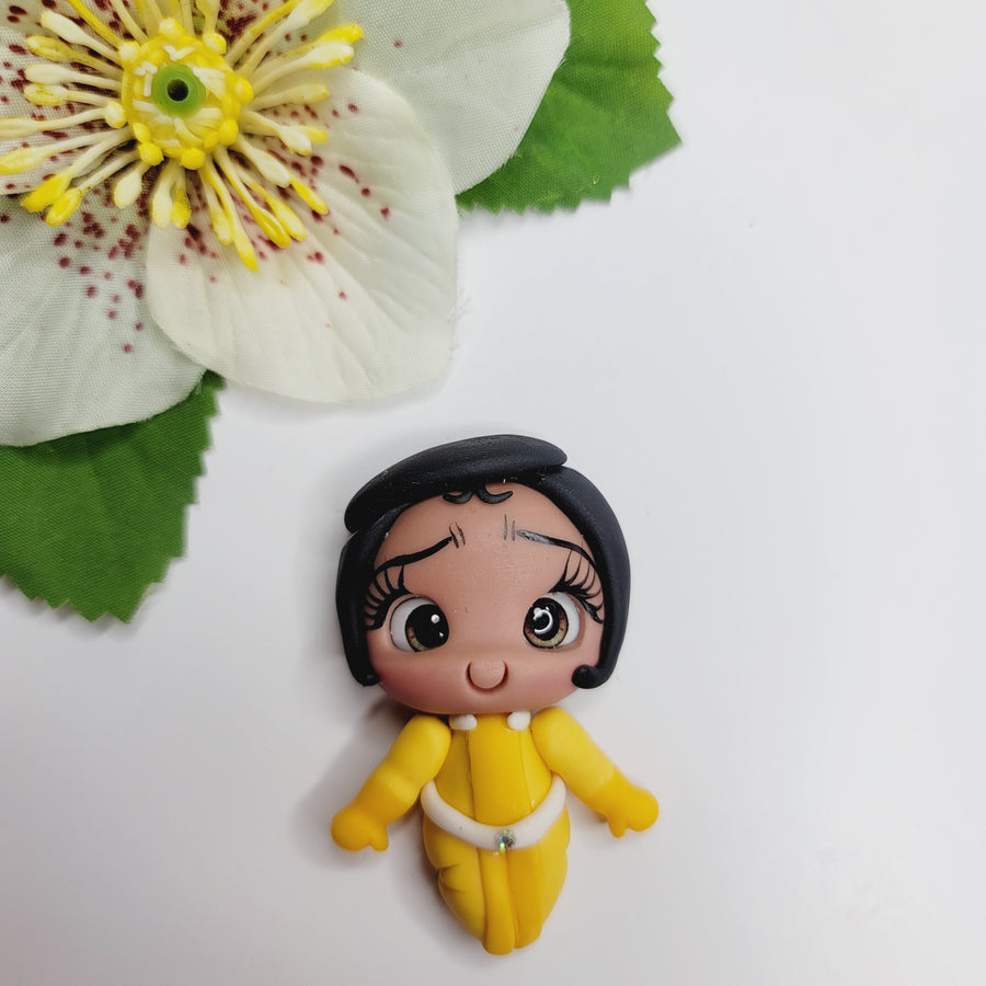 Buttercup #090 Clay Doll for Bow-Center, Jewelry Charms, Accessories, and More