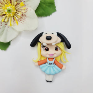 Daisy Linguee  #133 Clay Doll for Bow-Center, Jewelry Charms, Accessories, and More