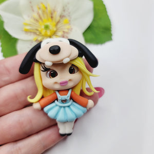 Daisy Linguee  #133 Clay Doll for Bow-Center, Jewelry Charms, Accessories, and More