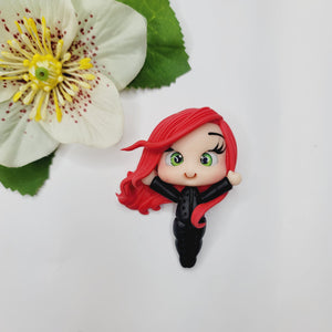 Jean Grey #265 Clay Doll for Bow-Center, Jewelry Charms, Accessories, and More