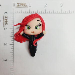 Jean Grey #265 Clay Doll for Bow-Center, Jewelry Charms, Accessories, and More