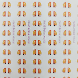 Adhesive Resin Eyes for Clays - Garfield (MINI) 0.5cm 104Pairs