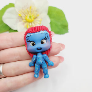 606 Mistica Clay Doll for Bow-Center, Jewelry Charms, Accessories, and More