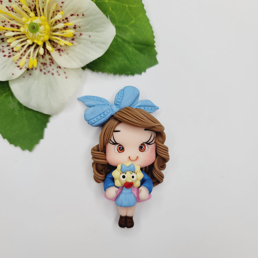 Lisa Simpsons #607 Clay Doll for Bow-Center, Jewelry Charms, Accessories, and More