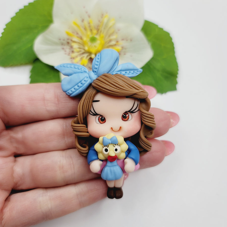 Lisa Simpsons #607 Clay Doll for Bow-Center, Jewelry Charms, Accessories, and More