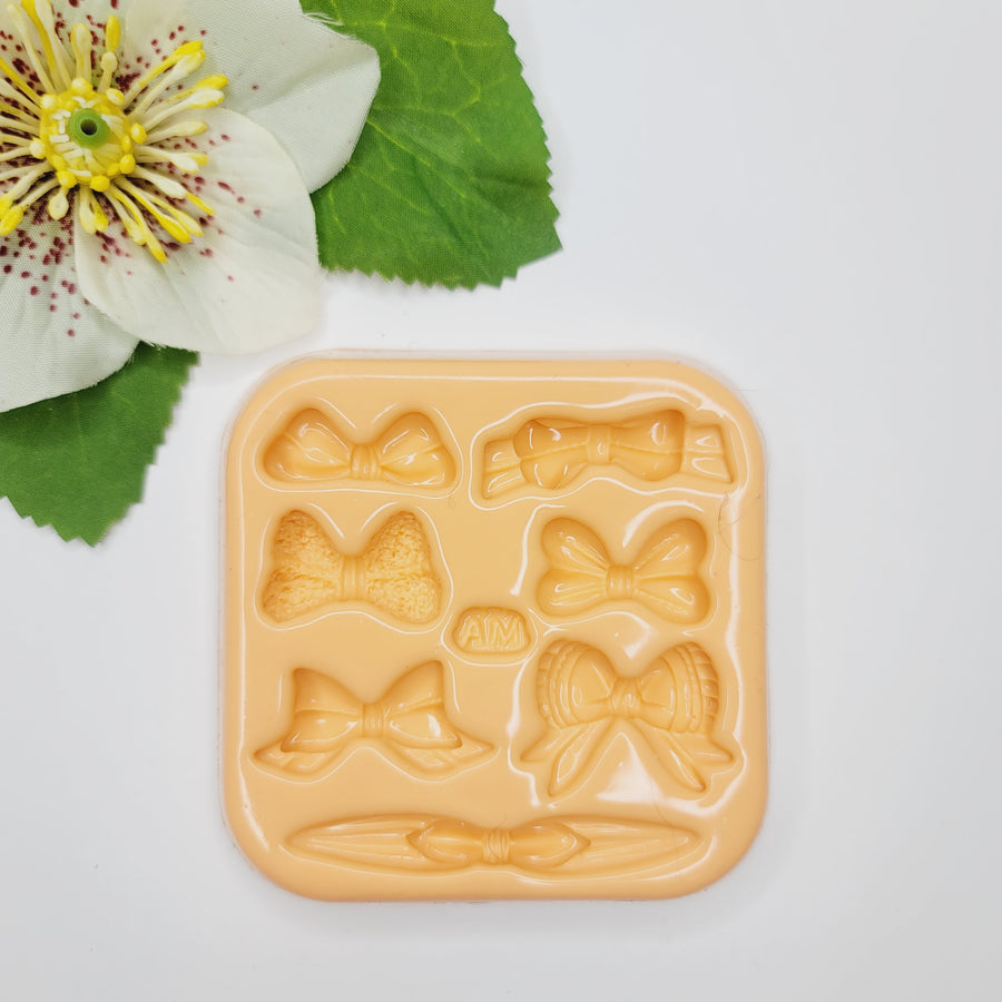 MD #88 Adorable hair-bows Silicone Mold