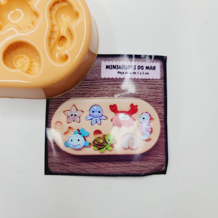 MD #91 Ocean Miniatures Silicone Mold