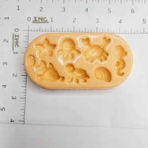 MD #91 Ocean Miniatures Silicone Mold