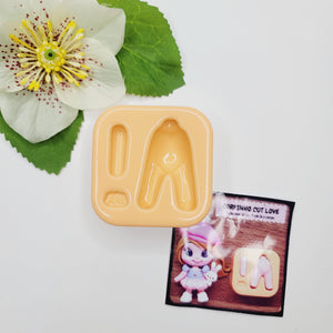 MD #92 Cute Love Cake top Body Silicone Mold