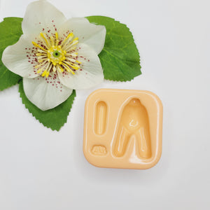 MD #92 Cute Love Cake top Body Silicone Mold