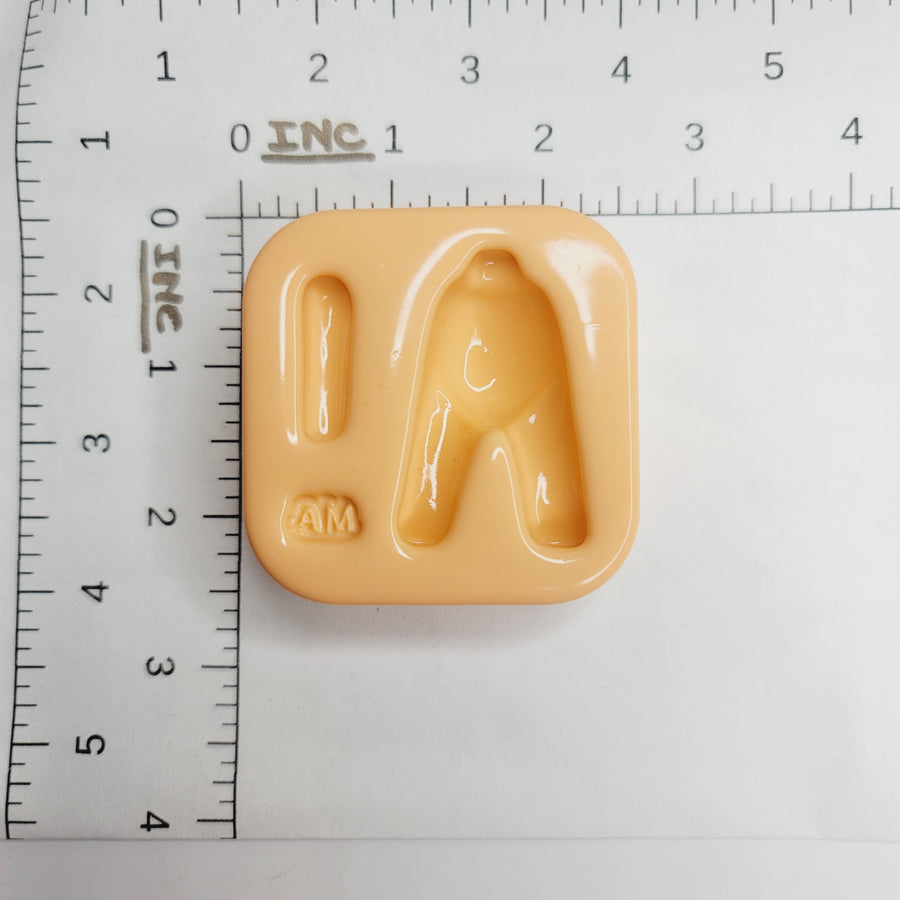 MD #92 Cute Love Cake top Body Silicone Mold