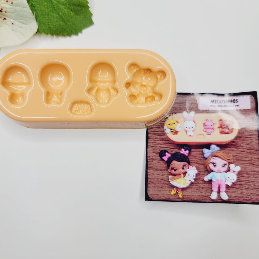 MD #94 Mini pets Silicone Mold