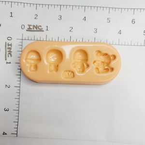 MD #94 Mini pets Silicone Mold