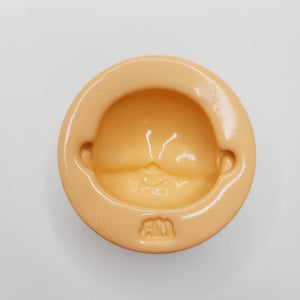 MD #84 Cute Love Cake top head with mouth Silicone Mold