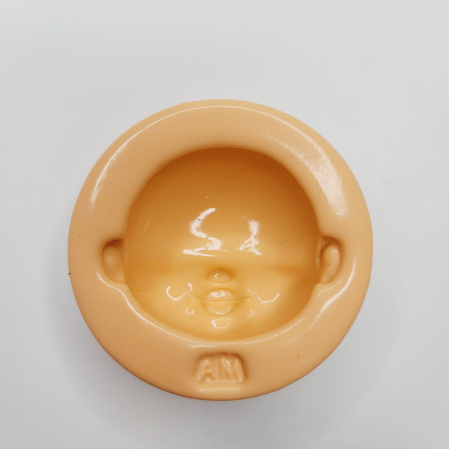 MD #83 Uni Cake top head with mouth kiss 1 Silicone Mold