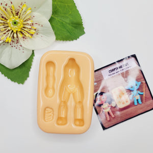 MD #93 Uni Cake top Body Silicone Mold