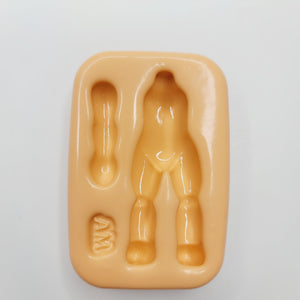 MD #93 Uni Cake top Body Silicone Mold