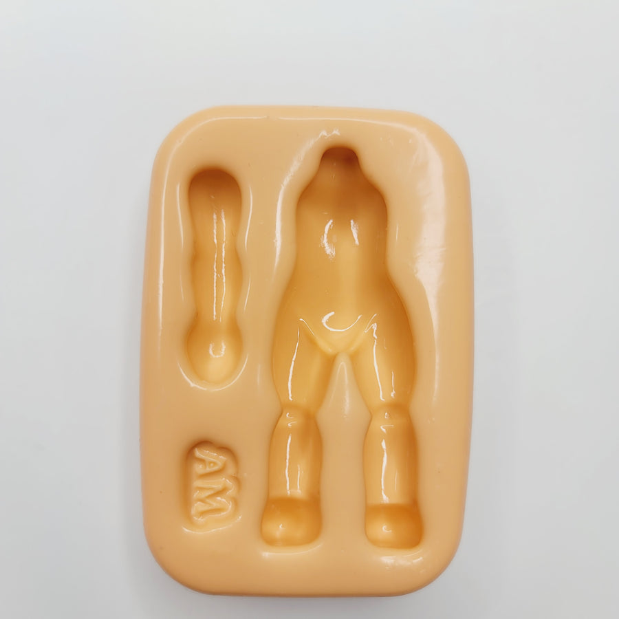 MD #93 Uni Cake top Body Silicone Mold