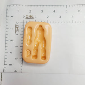 MD #93 Uni Cake top Body Silicone Mold