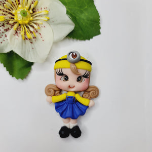 Miniona 2 #653 Clay Doll for Bow-Center, Jewelry Charms, Accessories, and More