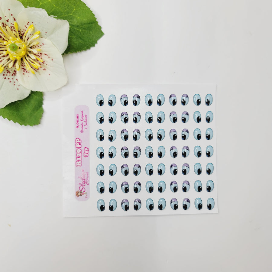 Adhesive Resin Eyes for Clays Multicolor R129 PP (X-SM) Toy 35 Pairs
