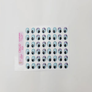 Adhesive Resin Eyes for Clays Multicolor R129 P (SM) Toy 24 Pairs