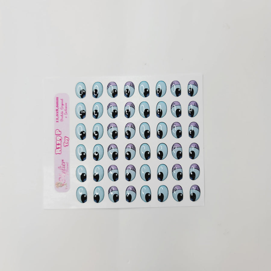 Adhesive Resin Eyes for Clays Multicolor R129 P (SM) Toy 24 Pairs