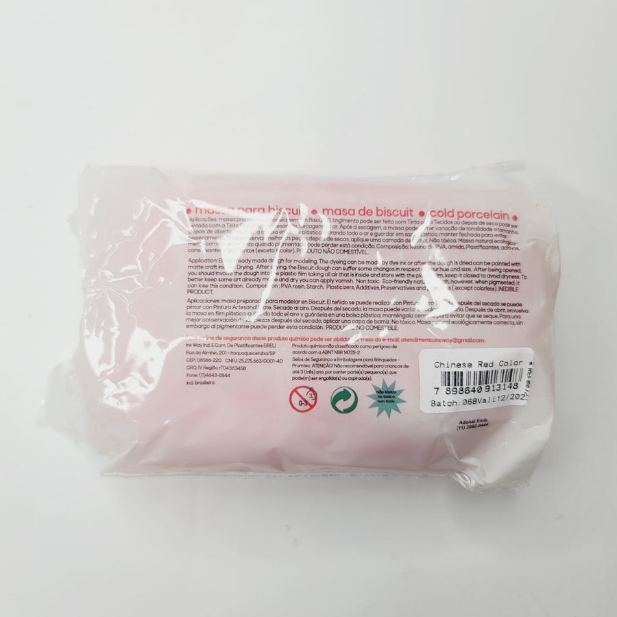 Chinese Red Air Dry Clay Dough (400g/14oz)