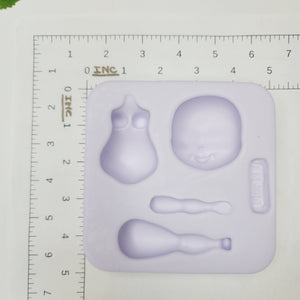 Pregnant Beauty Cake Top Mold FNY #20