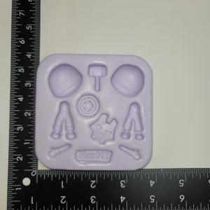 Super Heroes Silicone Mold FNY #17