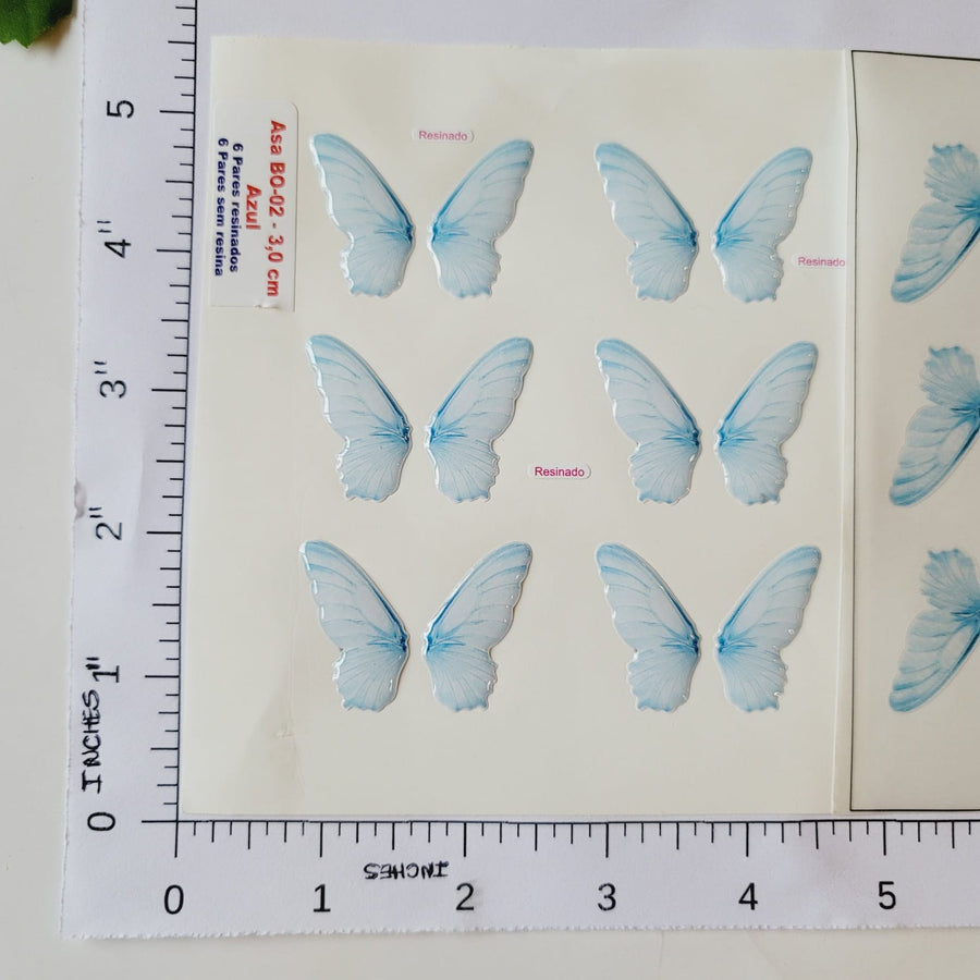 Adhesive Resin Wings for Clays (set of 4) MNC 3.0 cm