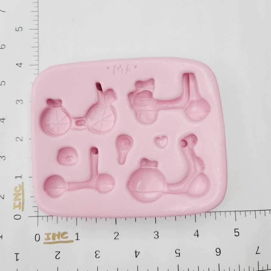 Bike Adventure Lovers Silicone Mold MA 756