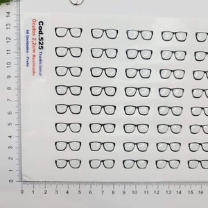 Adhesive Resin Eye Glasses for Clays MNC 525 2.2cm 56Units