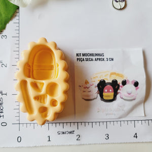 MD #8 Cute Backpack Silicone Mold