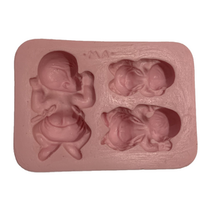 Baby on Diapers Silicone Mold 335 MA