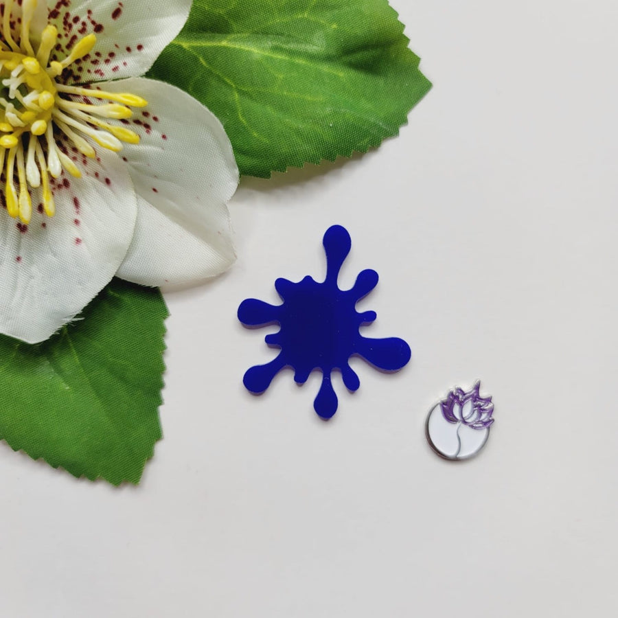 Acrylic Slime Appliques for Hairbow and DIY Projects