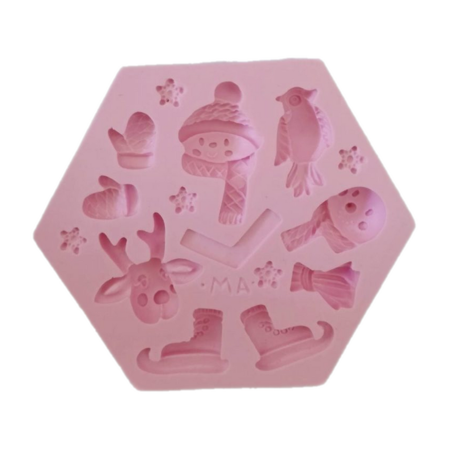 Christmas Kit Silicone Mold 390 MA