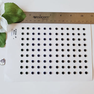 Adhesive Resin Eyes for Clays Multicolor MNC 430A-P 54 Pairs