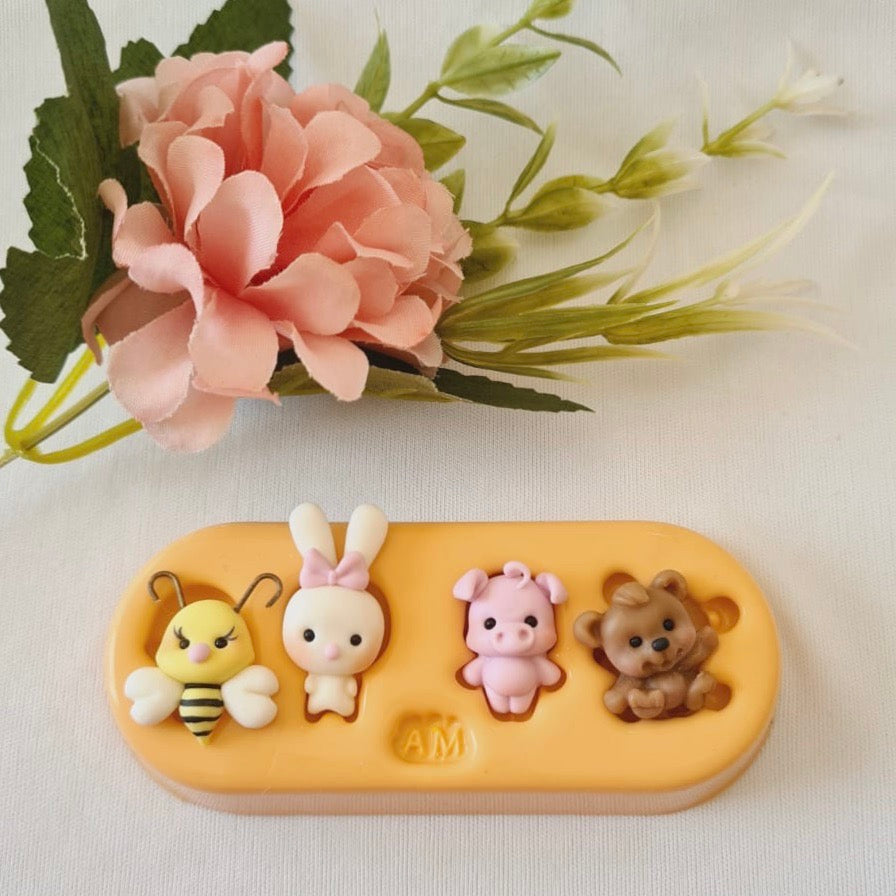 MD #94 Mini pets Silicone Mold