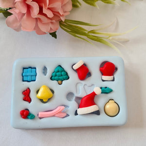 Xmas mini decorations silicone mold AJ #56