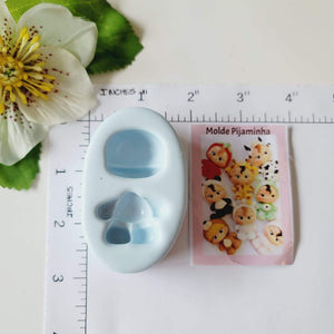 Mini Pajamas Silicone Mold AJ #19