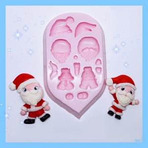 Dual Noel Cuteness Silicone Mold KKA #46