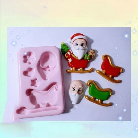 Noel's Sled Silicone Mold KKA #48