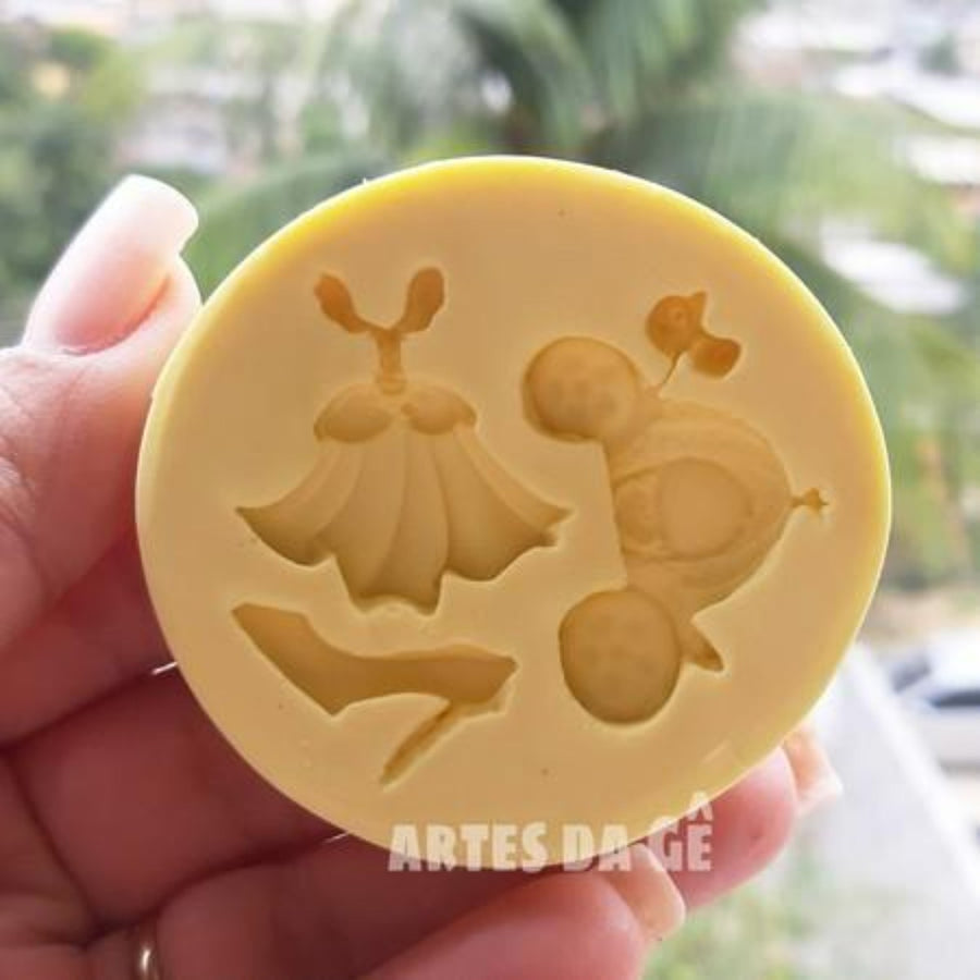 Cinderella silicone mold ADG #86